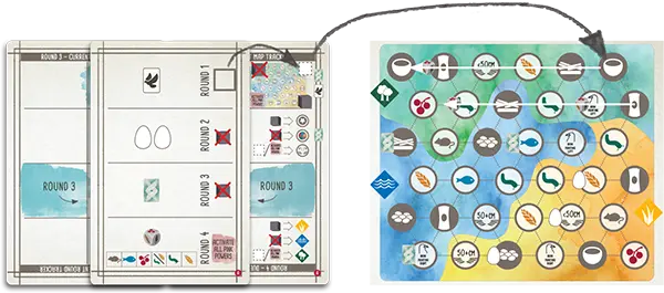 Place an Automa duet token